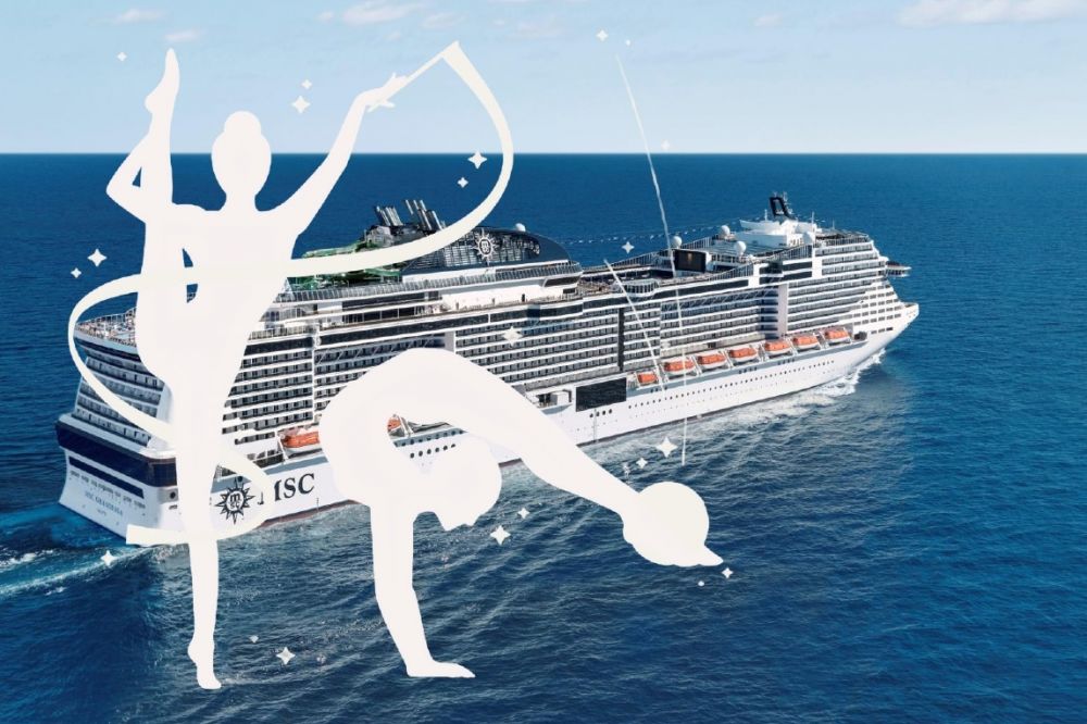 crociera msc grandiosa estate agosto farfalle ginnastica ritmica maurelli