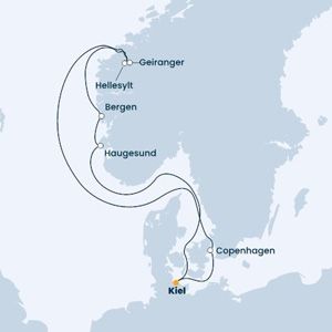 crociera costa diadema estate fiordi norvegesi natura nord europa
